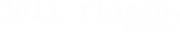 Joli Rideau Media Logo_white